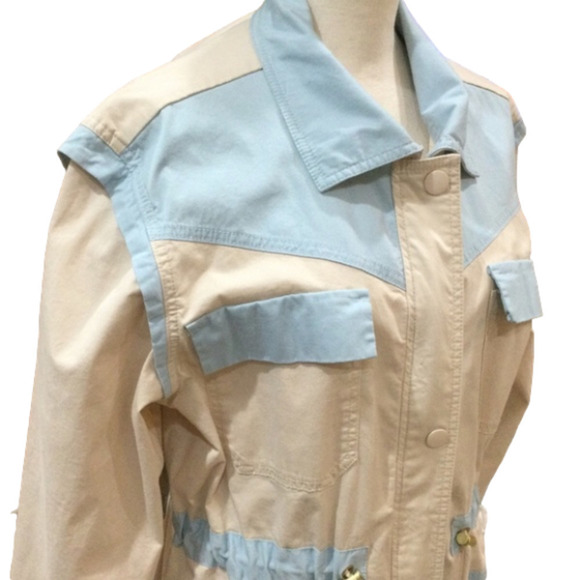 Anthropologie Catelyn Colorblocked Utility Anorak Jacket, Size Medium - Picture 9 of 14